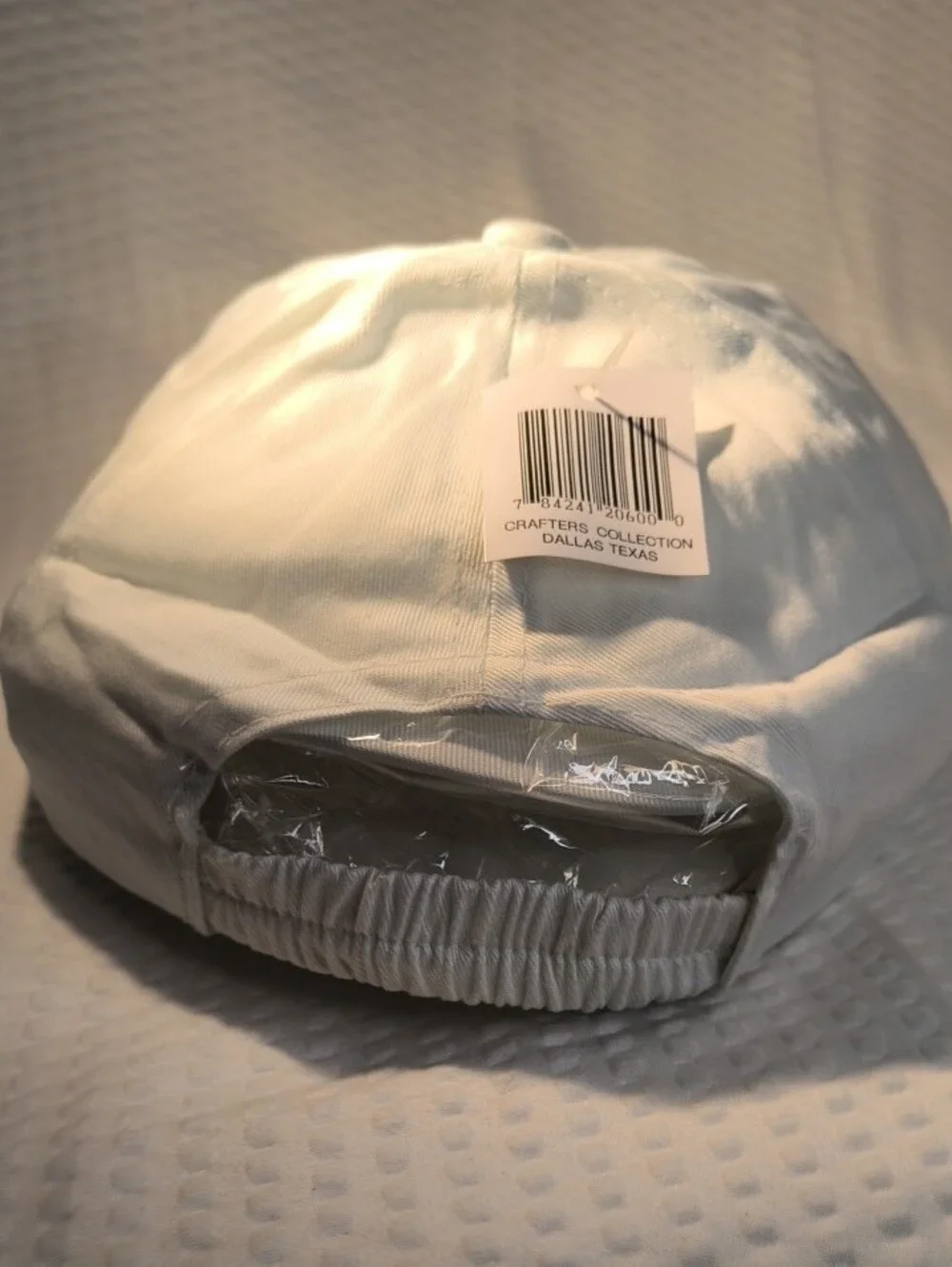 White Cotton Cap - Classic Casual Hat